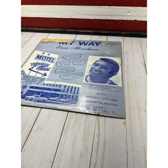 Vintage SEALED & AUTOGRAPHED Ernie Menehune LP My Way TUCSON Old Spanish Trail - Picture 2 of 8